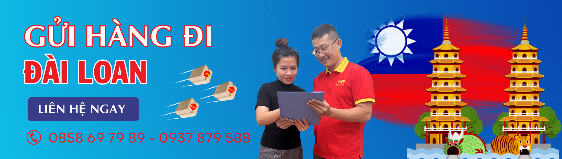 Gửi hàng đi Đài Loan